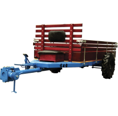 Carreta Tracionada Fixa para Micro Trator
